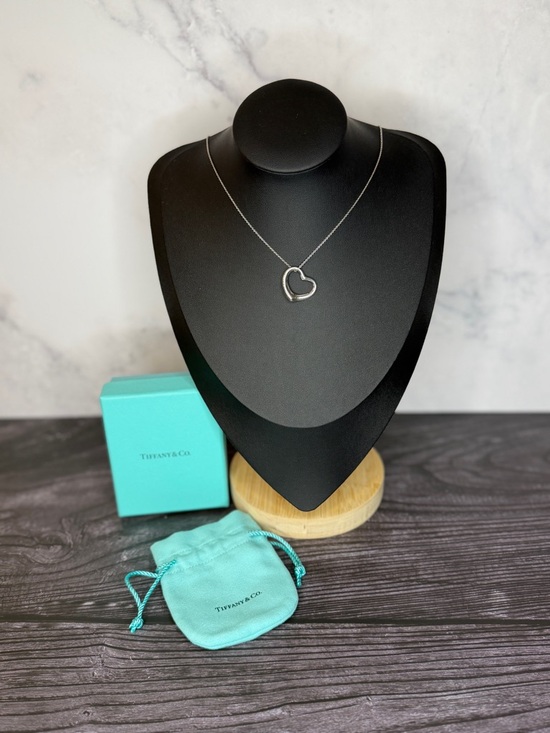 Tiffany & Co. Jewelry - Tiffany & Co. Medium Open Heart Necklace | Elsa Peretti Sterling Silver Pendant